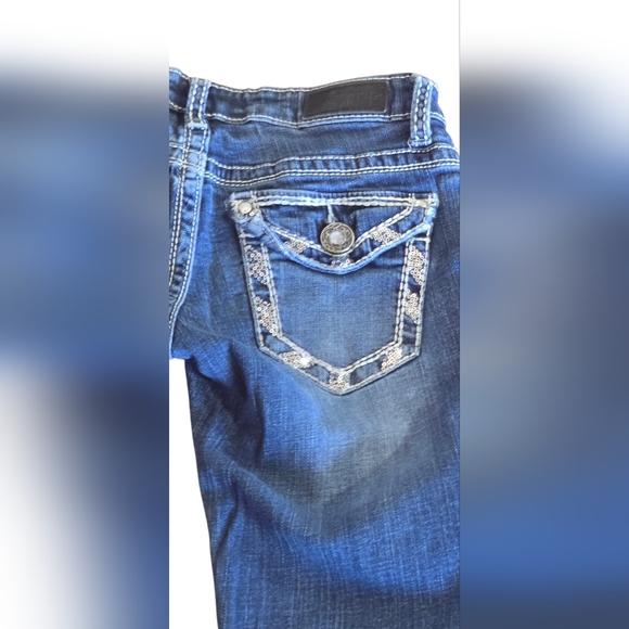 Daytrip Flare & Wide Leg Blue Jeans - Picture 5 of 7